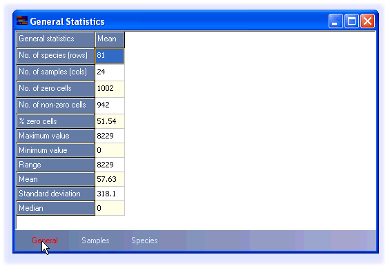 General statistics window-02